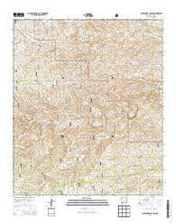 Packsaddle Canyon New Mexico Historical topographic map, 1:24000 scale, 7.5 X 7.5 Minute, Year 2013