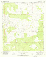Paduca Breaks East New Mexico Historical topographic map, 1:24000 scale, 7.5 X 7.5 Minute, Year 1973