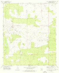 Paduca Breaks East New Mexico Historical topographic map, 1:24000 scale, 7.5 X 7.5 Minute, Year 1973
