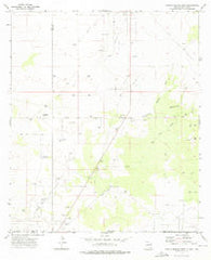 Paduca Breaks West New Mexico Historical topographic map, 1:24000 scale, 7.5 X 7.5 Minute, Year 1973