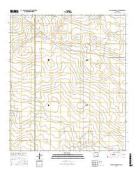 Paduca Breaks NW New Mexico Current topographic map, 1:24000 scale, 7.5 X 7.5 Minute, Year 2017