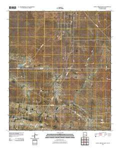 Paduca Breaks West New Mexico Historical topographic map, 1:24000 scale, 7.5 X 7.5 Minute, Year 2010