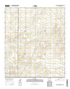 Paduca Breaks West New Mexico Historical topographic map, 1:24000 scale, 7.5 X 7.5 Minute, Year 2013