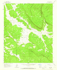 Page New Mexico Historical topographic map, 1:24000 scale, 7.5 X 7.5 Minute, Year 1962