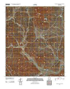 Pajarita Mountain New Mexico Historical topographic map, 1:24000 scale, 7.5 X 7.5 Minute, Year 2010