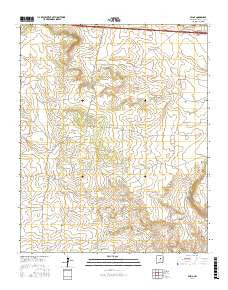 Palma New Mexico Current topographic map, 1:24000 scale, 7.5 X 7.5 Minute, Year 2017