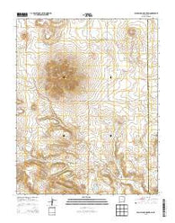 Palo Blanco Mountain New Mexico Current topographic map, 1:24000 scale, 7.5 X 7.5 Minute, Year 2013