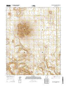 Palo Blanco Mountain New Mexico Current topographic map, 1:24000 scale, 7.5 X 7.5 Minute, Year 2013