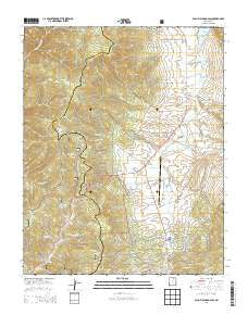 Palo Flechado Pass New Mexico Historical topographic map, 1:24000 scale, 7.5 X 7.5 Minute, Year 2013