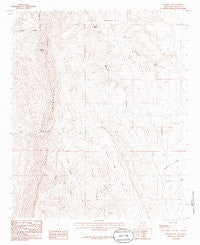 Palomas Gap New Mexico Historical topographic map, 1:24000 scale, 7.5 X 7.5 Minute, Year 1985
