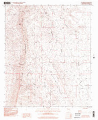 Palomas Gap New Mexico Historical topographic map, 1:24000 scale, 7.5 X 7.5 Minute, Year 1996