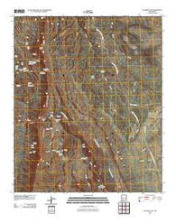 Palomas Gap New Mexico Historical topographic map, 1:24000 scale, 7.5 X 7.5 Minute, Year 2010