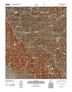 Panama Ranch New Mexico Historical topographic map, 1:24000 scale, 7.5 X 7.5 Minute, Year 2011