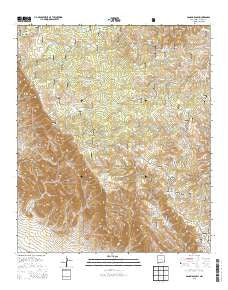 Panama Ranch New Mexico Historical topographic map, 1:24000 scale, 7.5 X 7.5 Minute, Year 2013