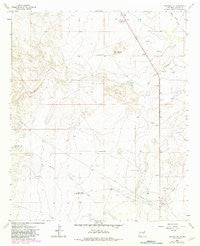 Panther Hill New Mexico Historical topographic map, 1:24000 scale, 7.5 X 7.5 Minute, Year 1962