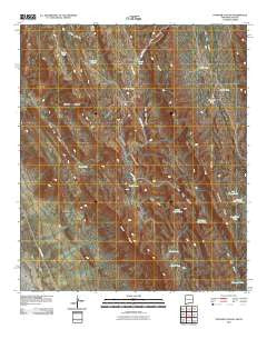Panther Canyon New Mexico Historical topographic map, 1:24000 scale, 7.5 X 7.5 Minute, Year 2010