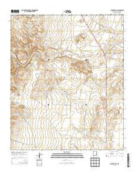 Panther Hill New Mexico Historical topographic map, 1:24000 scale, 7.5 X 7.5 Minute, Year 2013