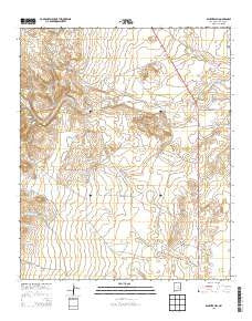 Panther Hill New Mexico Historical topographic map, 1:24000 scale, 7.5 X 7.5 Minute, Year 2013