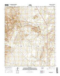 Panther Hill New Mexico Current topographic map, 1:24000 scale, 7.5 X 7.5 Minute, Year 2017