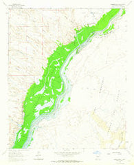 Paraje Well New Mexico Historical topographic map, 1:24000 scale, 7.5 X 7.5 Minute, Year 1961