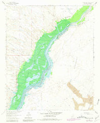 Paraje Well New Mexico Historical topographic map, 1:24000 scale, 7.5 X 7.5 Minute, Year 1961
