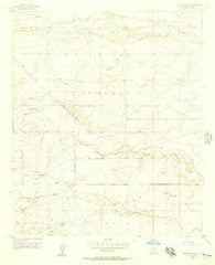 Parish Ranch New Mexico Historical topographic map, 1:24000 scale, 7.5 X 7.5 Minute, Year 1956