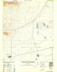 Parker Lake New Mexico Historical topographic map, 1:24000 scale, 7.5 X 7.5 Minute, Year 1952