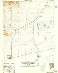 Parker Lake New Mexico Historical topographic map, 1:24000 scale, 7.5 X 7.5 Minute, Year 1956
