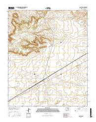 Pastura New Mexico Current topographic map, 1:24000 scale, 7.5 X 7.5 Minute, Year 2017