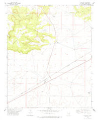 Pastura New Mexico Historical topographic map, 1:24000 scale, 7.5 X 7.5 Minute, Year 1978