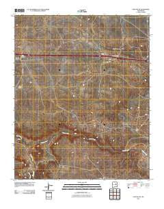 Pastura NE New Mexico Historical topographic map, 1:24000 scale, 7.5 X 7.5 Minute, Year 2010