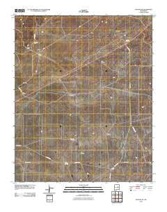 Pastura SE New Mexico Historical topographic map, 1:24000 scale, 7.5 X 7.5 Minute, Year 2010