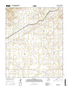 Pastura SE New Mexico Current topographic map, 1:24000 scale, 7.5 X 7.5 Minute, Year 2017