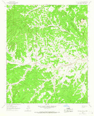 Pasture Canyon New Mexico Historical topographic map, 1:24000 scale, 7.5 X 7.5 Minute, Year 1964
