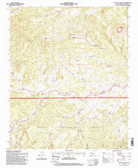 Pasture Canyon New Mexico Historical topographic map, 1:24000 scale, 7.5 X 7.5 Minute, Year 1995