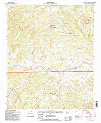 Pasture Canyon New Mexico Historical topographic map, 1:24000 scale, 7.5 X 7.5 Minute, Year 1995