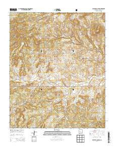 Pasture Canyon New Mexico Historical topographic map, 1:24000 scale, 7.5 X 7.5 Minute, Year 2013