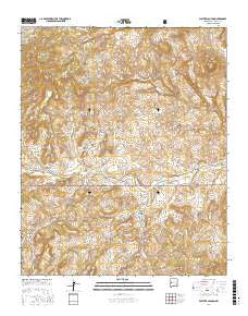 Pasture Canyon New Mexico Current topographic map, 1:24000 scale, 7.5 X 7.5 Minute, Year 2017