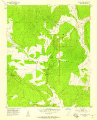 Paxton Springs New Mexico Historical topographic map, 1:24000 scale, 7.5 X 7.5 Minute, Year 1952
