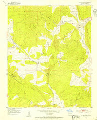 Paxton Springs New Mexico Historical topographic map, 1:24000 scale, 7.5 X 7.5 Minute, Year 1952