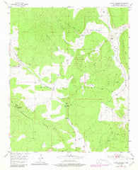 Paxton Springs New Mexico Historical topographic map, 1:24000 scale, 7.5 X 7.5 Minute, Year 1952