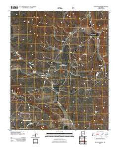 Paxton Springs New Mexico Historical topographic map, 1:24000 scale, 7.5 X 7.5 Minute, Year 2011