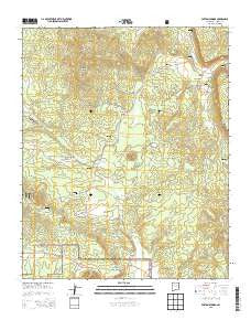 Paxton Springs New Mexico Current topographic map, 1:24000 scale, 7.5 X 7.5 Minute, Year 2013