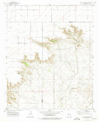 Peach Canyon New Mexico Historical topographic map, 1:24000 scale, 7.5 X 7.5 Minute, Year 1973
