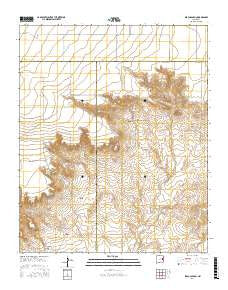 Peach Canyon New Mexico Current topographic map, 1:24000 scale, 7.5 X 7.5 Minute, Year 2017
