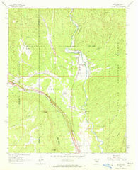 Pecos New Mexico Historical topographic map, 1:24000 scale, 7.5 X 7.5 Minute, Year 1961