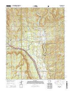 Pecos New Mexico Historical topographic map, 1:24000 scale, 7.5 X 7.5 Minute, Year 2013