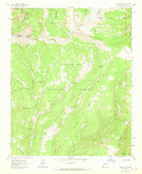 Pecos Falls New Mexico Historical topographic map, 1:24000 scale, 7.5 X 7.5 Minute, Year 1963