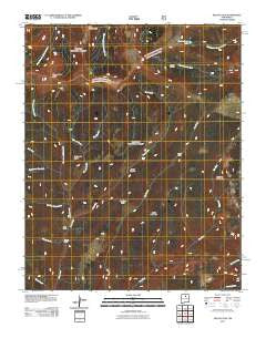 Pecos Falls New Mexico Historical topographic map, 1:24000 scale, 7.5 X 7.5 Minute, Year 2011