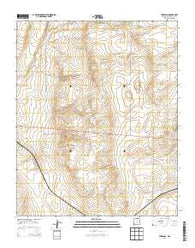 Pedernal New Mexico Historical topographic map, 1:24000 scale, 7.5 X 7.5 Minute, Year 2013